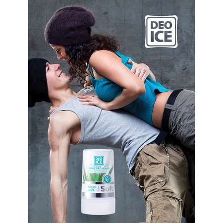 Дезодорант Deoice минеральный с экстрактом алоэ вера soft 40 гр