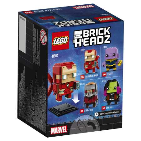 Конструктор LEGO BrickHeadz Железный человек MK50 41604