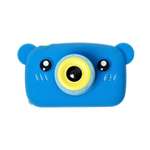 Фотоаппарат Uniglodis детский GSMIN Fun Camera View Мишка синий