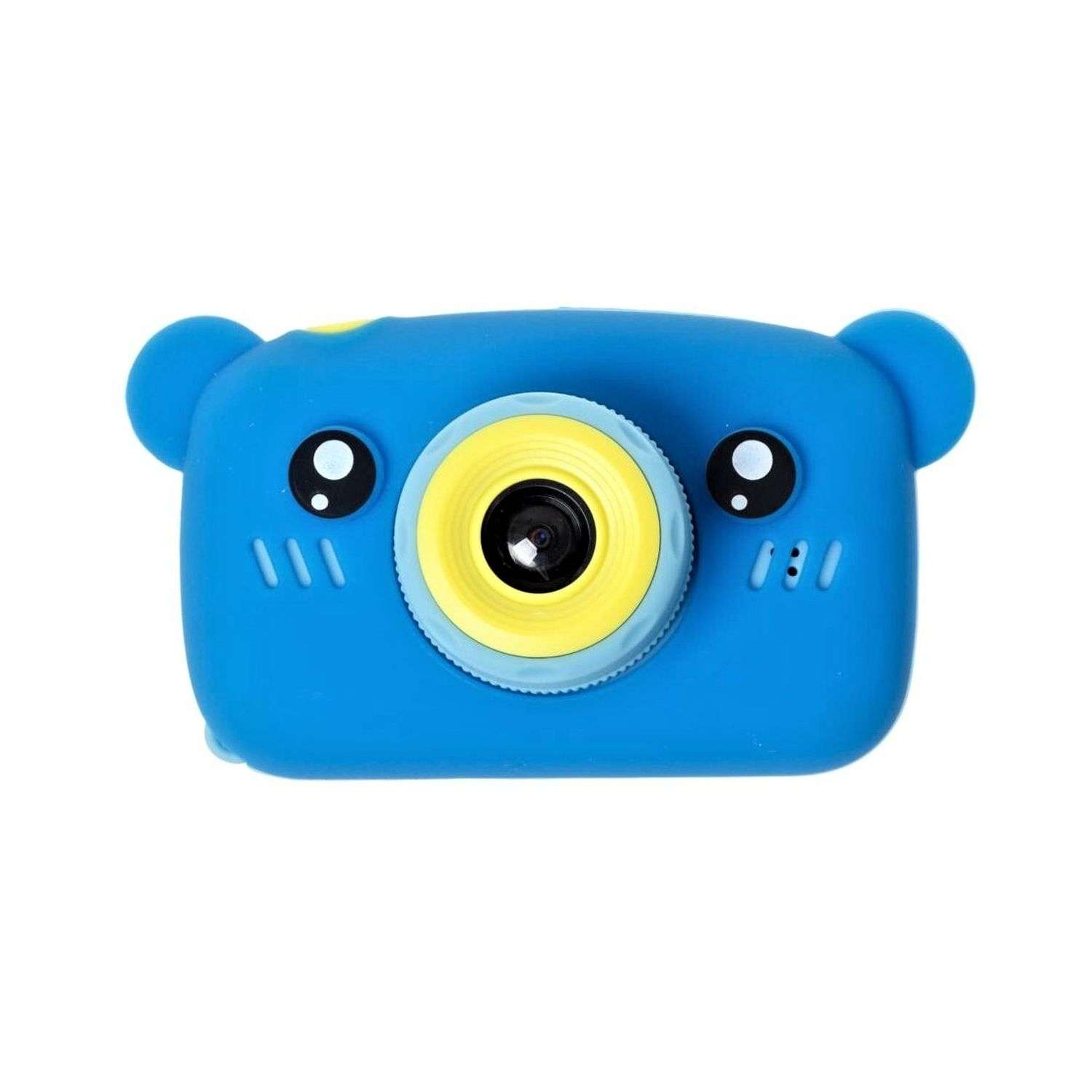 Фотоаппарат Uniglodis детский GSMIN Fun Camera View Мишка синий - фото 1