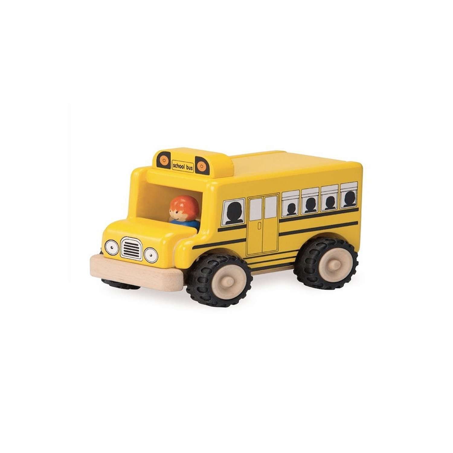 Автобус школьный Wonderworld деревянная игрушка Miniworld ww-4047 - фото 1