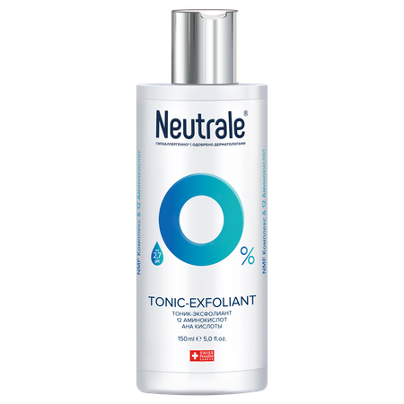 Тоник для лица Neutrale Эксфолиант с фруктовыми AHA кислотами 12 аминокислот 150 мл