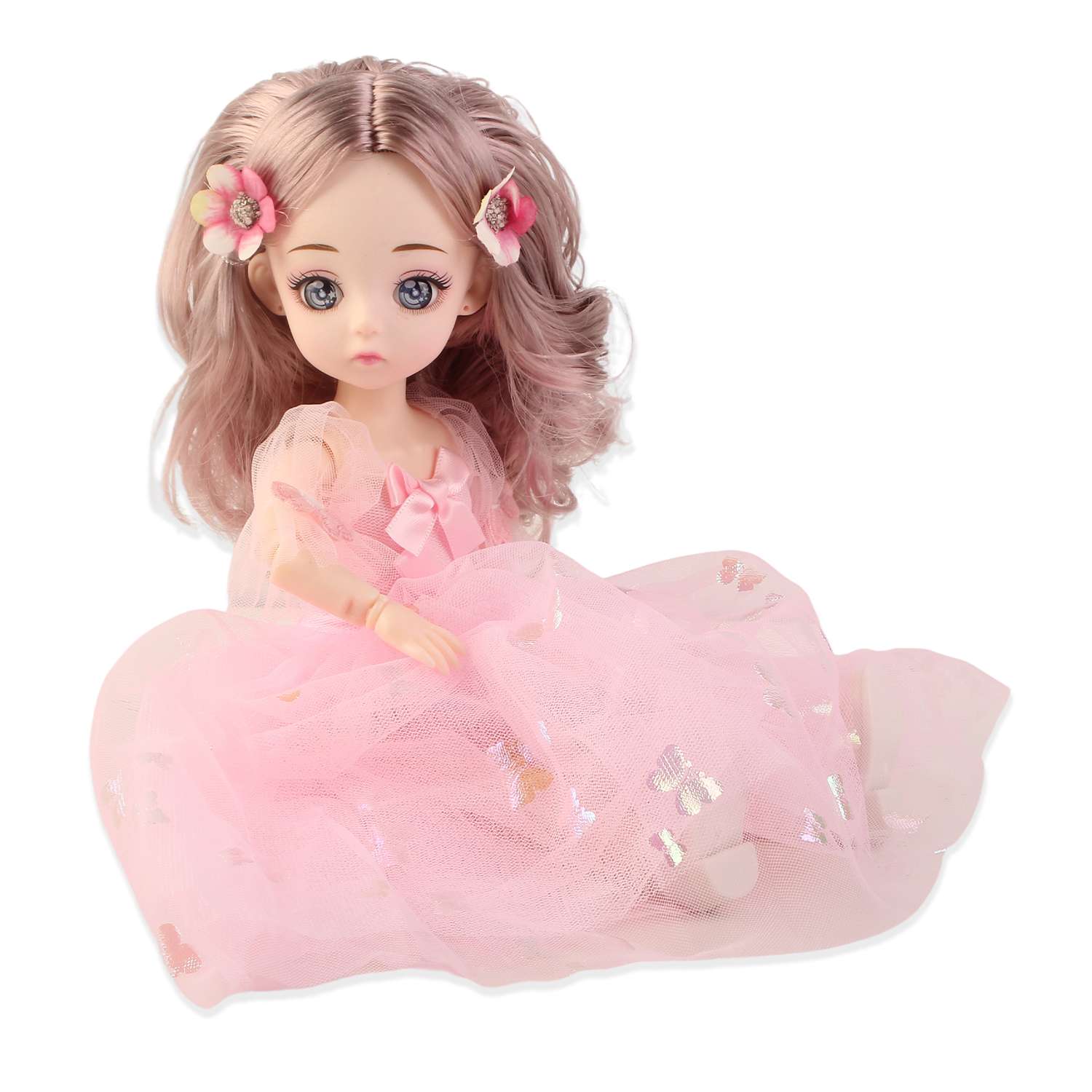 Кукла шарнирная Little Mania Элина 30 см ZW902-RO - фото 4