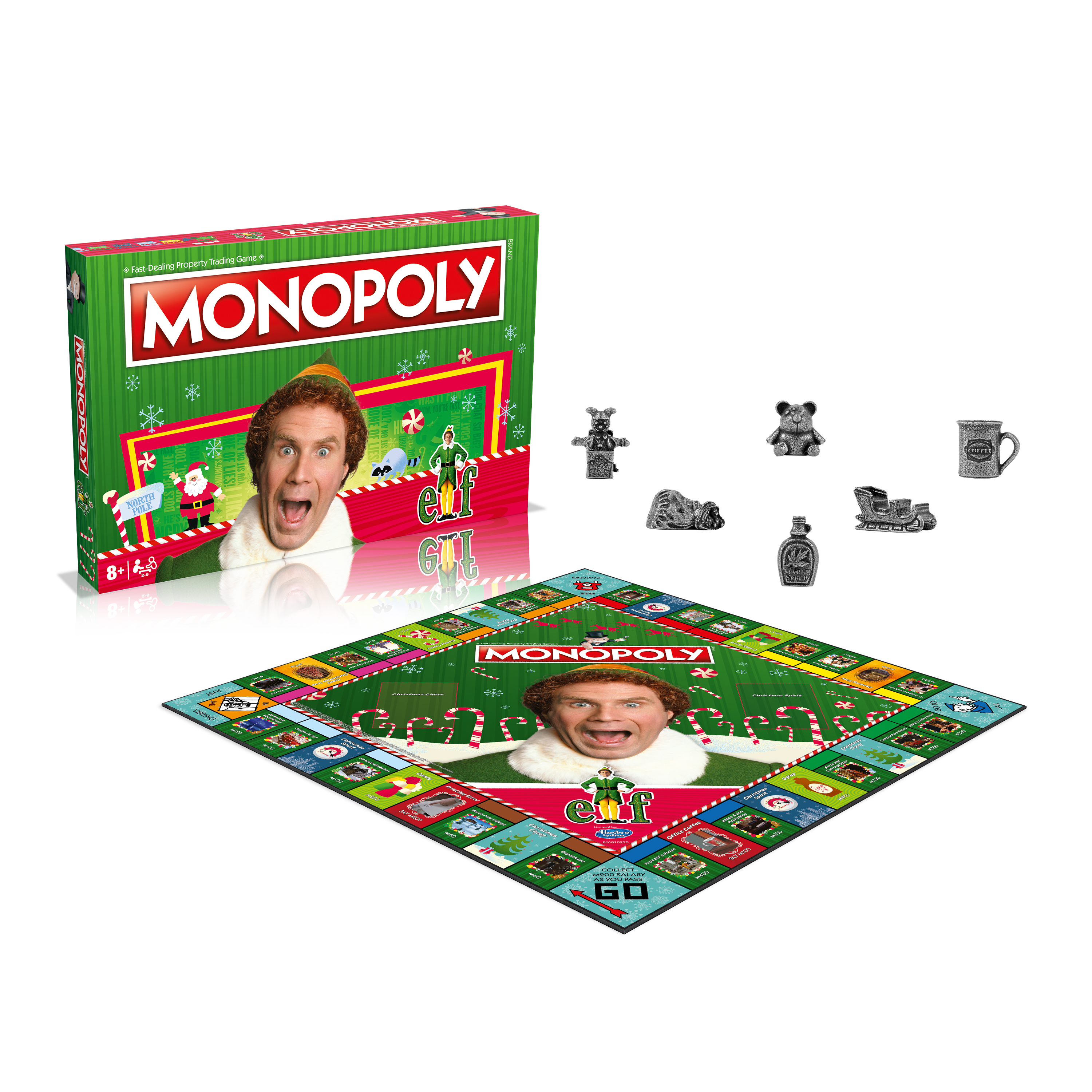 Настольная игра Winning Moves Монополия Elf Эльф на английском языке - фото 3