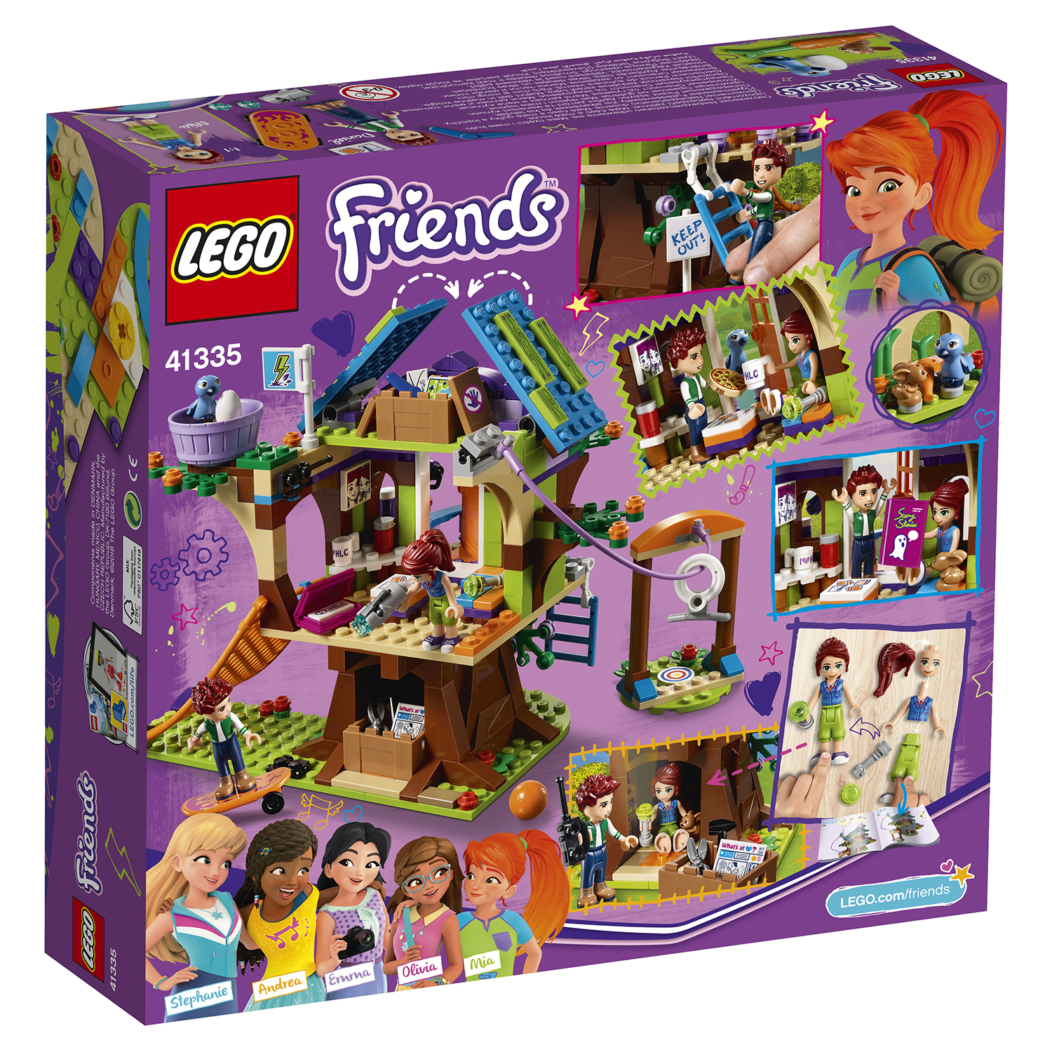 Конструктор LEGO Домик Мии на дереве Friends (41335) - фото 3