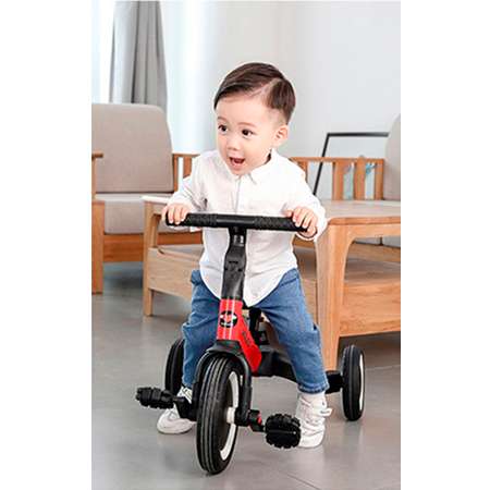 Беговел M-yoyo Детский трехколесный велосипед - беговел красный