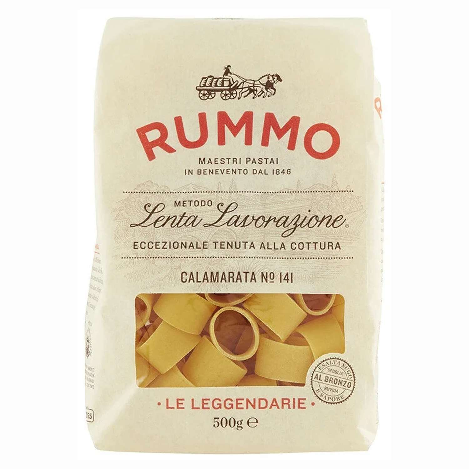 Макароны Rummo итальянская классическая паста Каламарата №141 500 г - фото 1