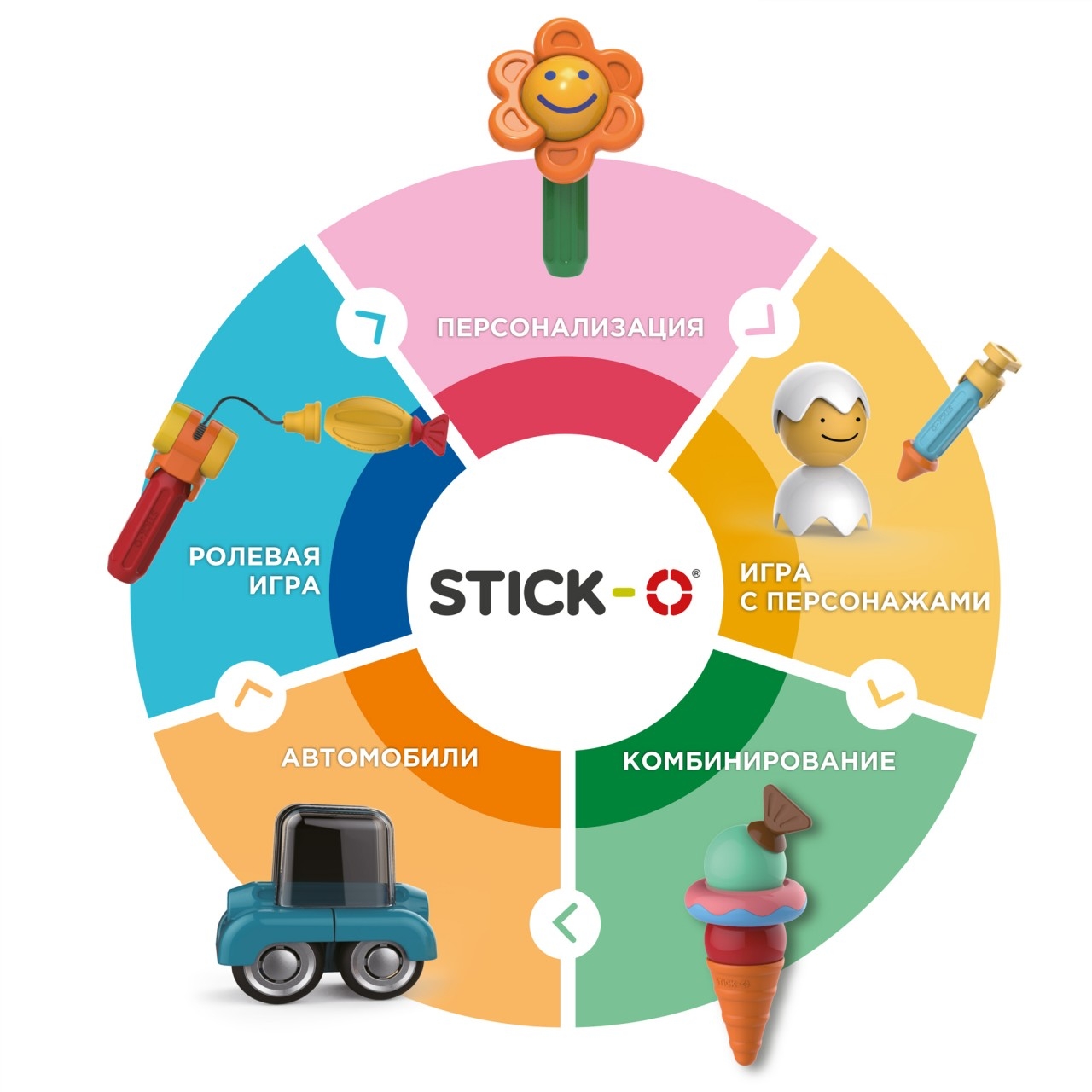 Конструктор STICK-O Construction Set 26 деталей - фото 15