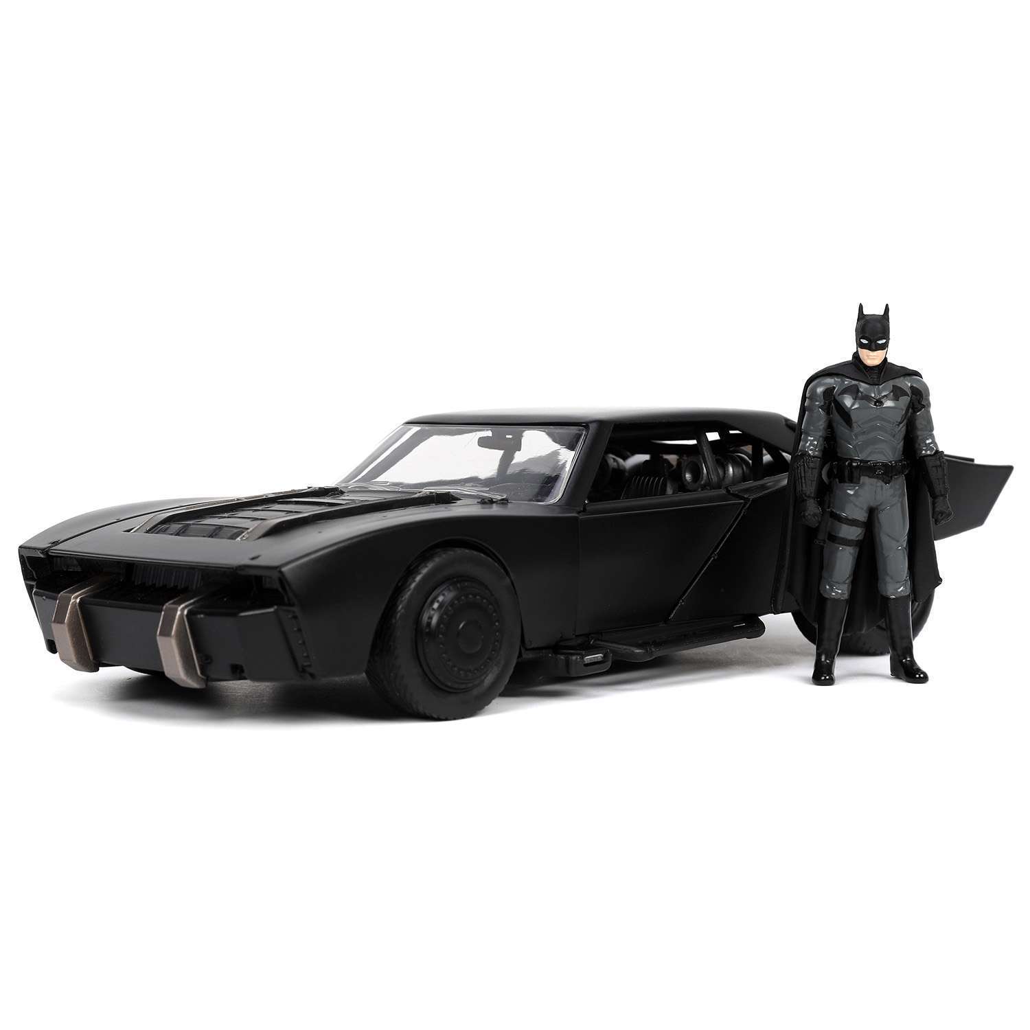 Автомобиль Jada Batmobile with Batman 1:24 черный ТоуR64 - фото 1