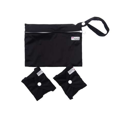 Прокладки NDCG многоразовые черные 2 шт в черном мешочке