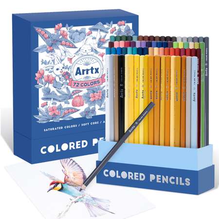 Восковые цветные карандаши Arrtx Arrtx 72 цвета