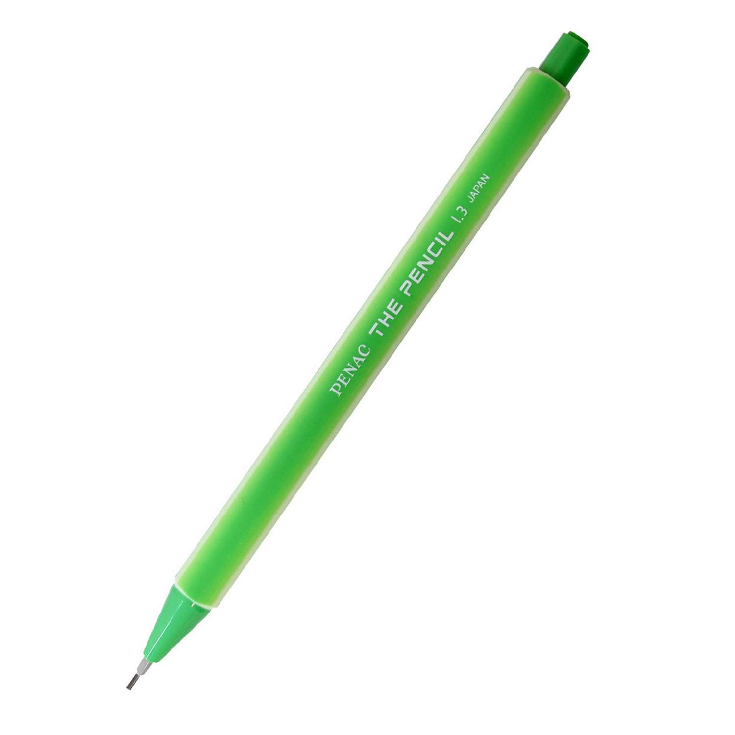 Карандаш механический PENAC The Pencil 1.3мм зелёный SA2003-21 - фото 1