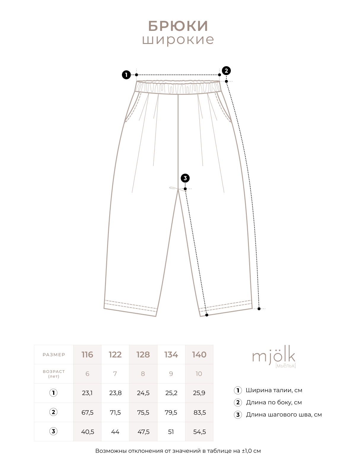 Брюки Mjolk 1911601 - фото 2