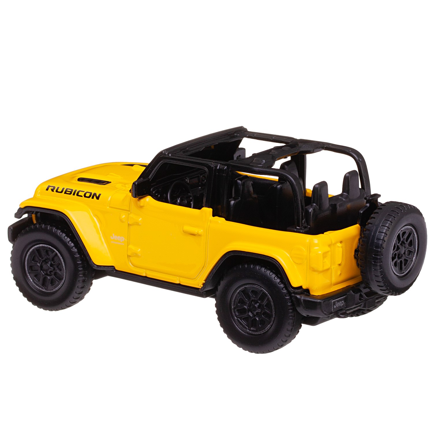 Автомобиль Rastar Jeep 1:43 без механизмов желтый 59000Y - фото 6