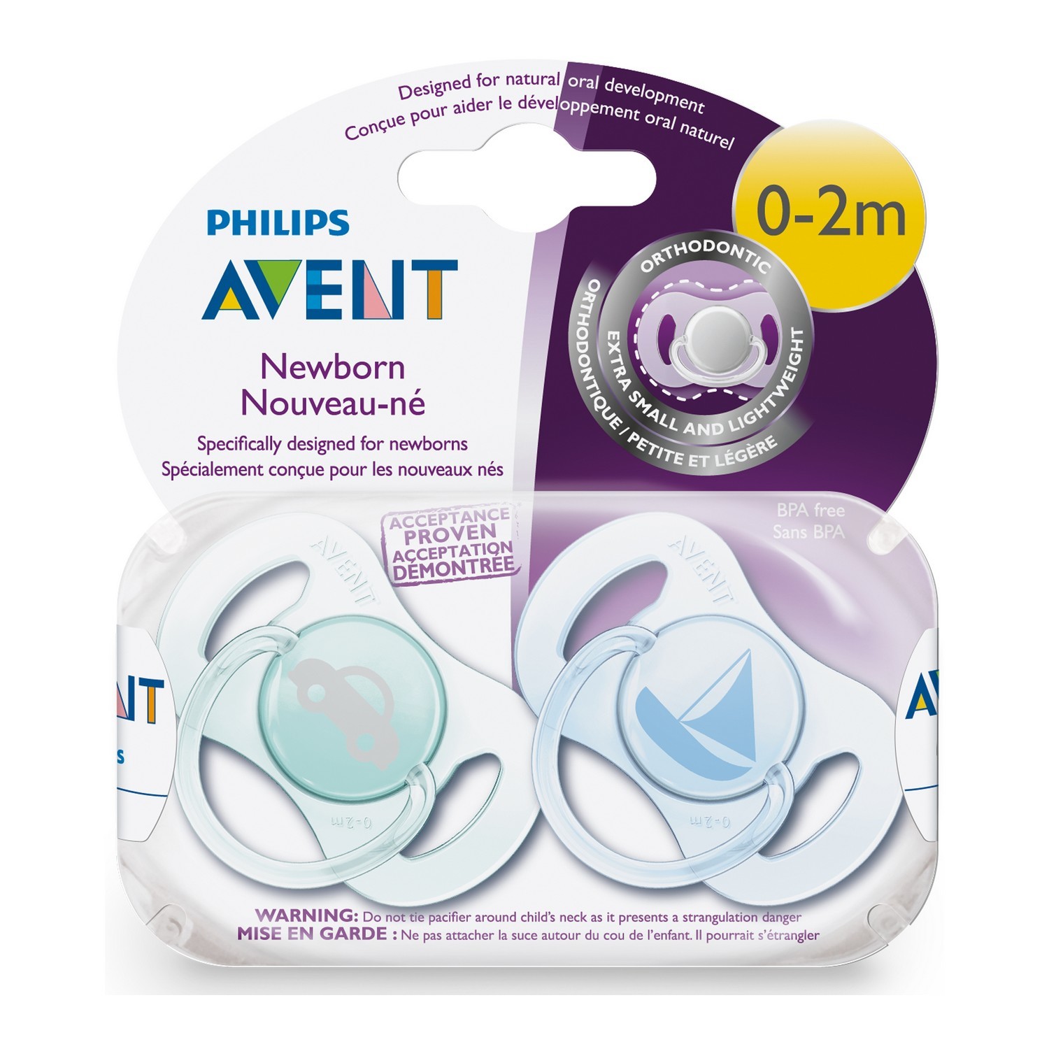 Пустышка Philips Avent Mini 0-2 мес 2 шт SCF151/01 - фото 4