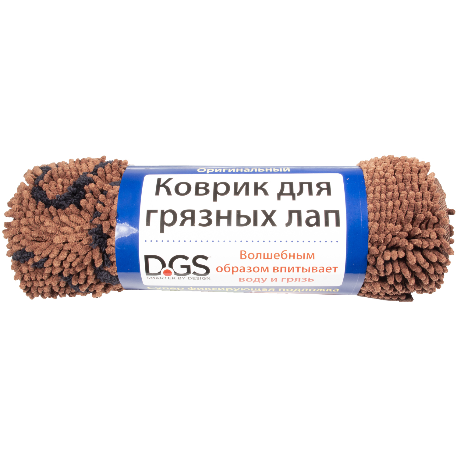 Коврик для собак DogGoneSmart Doormat супервпитывающий средний Коричневый 107608 - фото 2