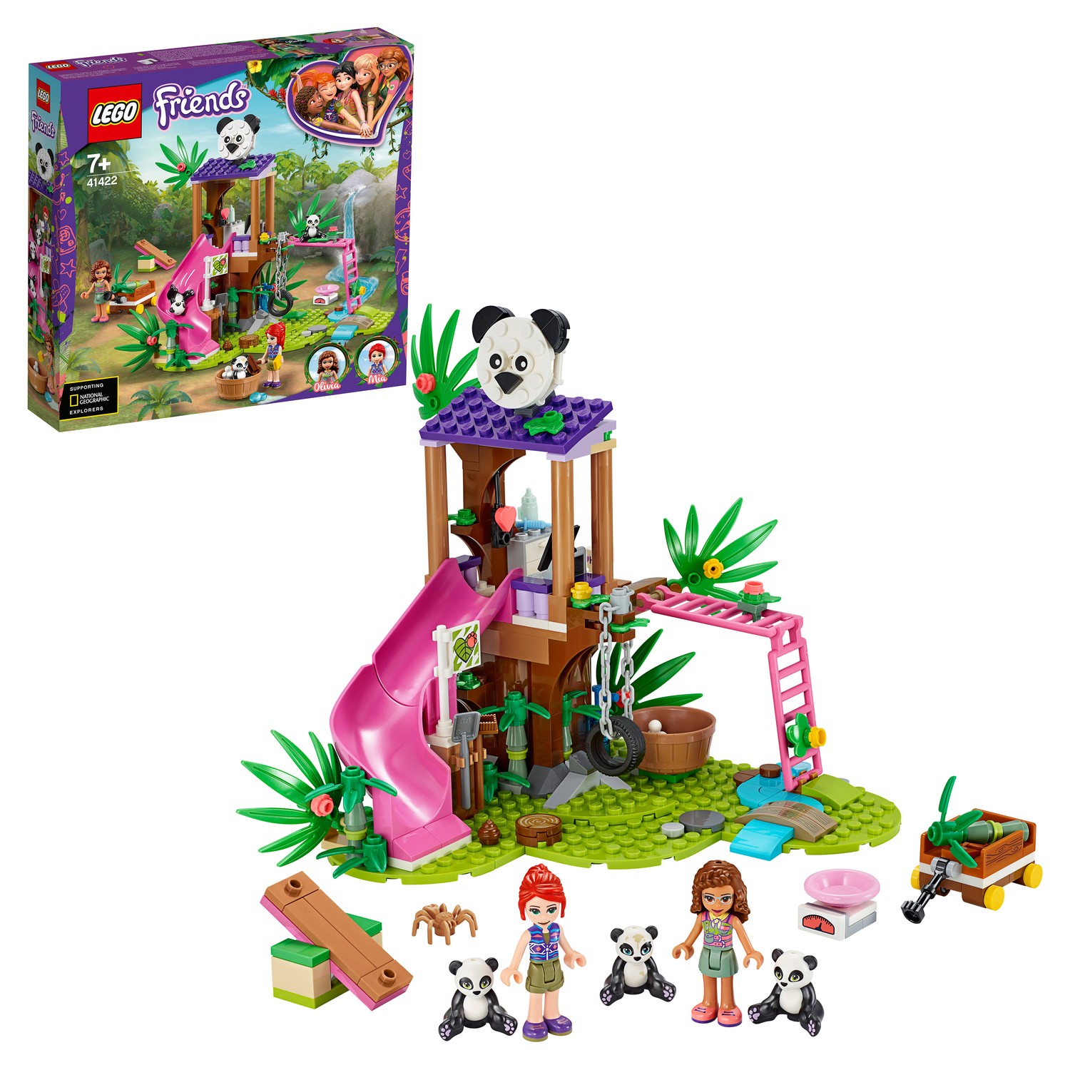 Конструктор LEGO Friends Домик для панд на дереве 41422