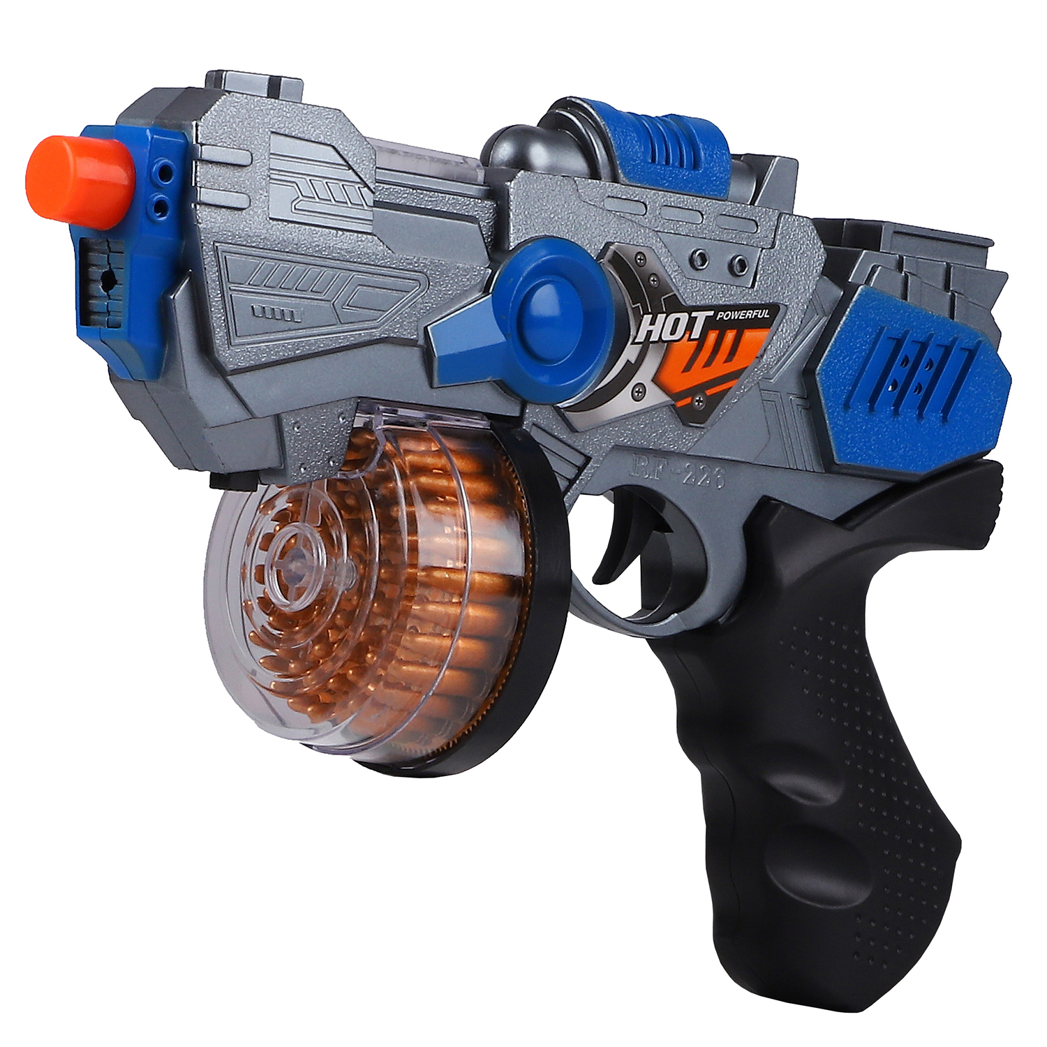 Игрушечное оружие Маленький Воин Пистолет на батарейках со звуком и светом JB0211467 - фото 6
