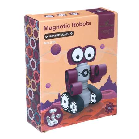 Конструктор магнитный Junfa Робот