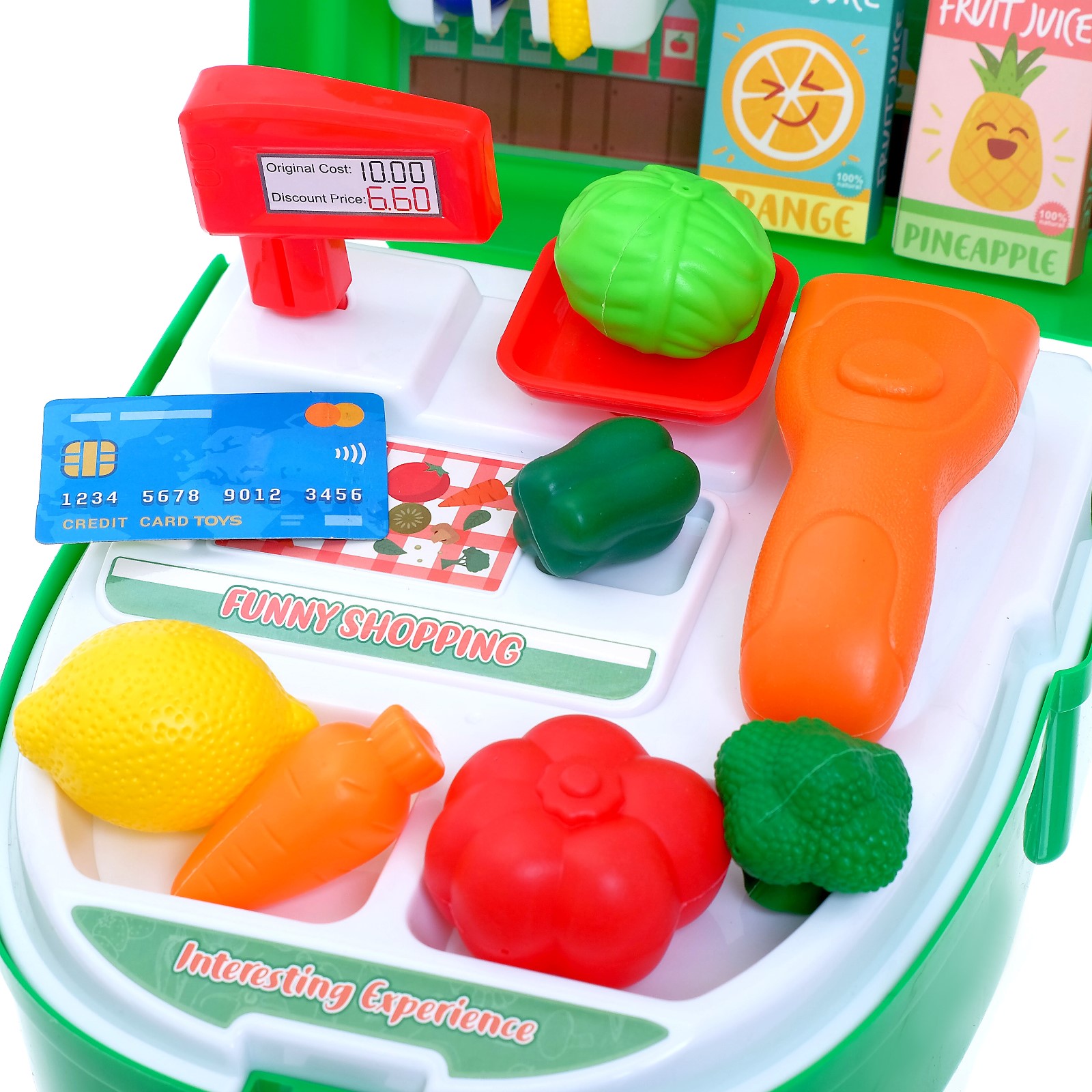 Игровой набор Sima-Land Овощной магазин в чемодане - фото 2