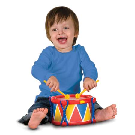 Барабан-игрушка Halilit пластмассовый с 2 палочками