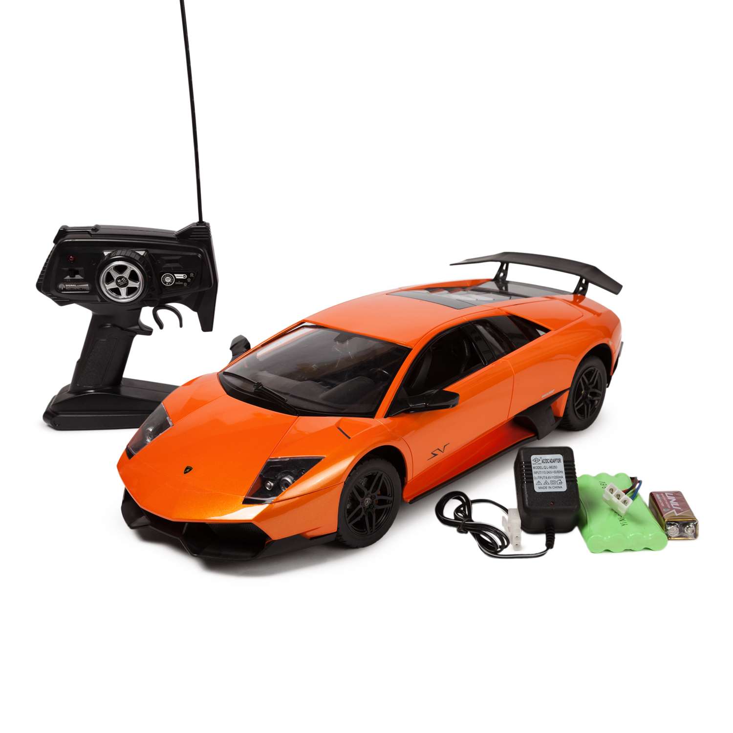 Машинка радиоуправляемая Mobicaro Lamborghini LP670 1:10 Оранжевая - фото 1