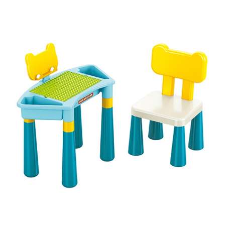 Стол для конструирования S+S игровой набор для сборки конструктора стол и стул