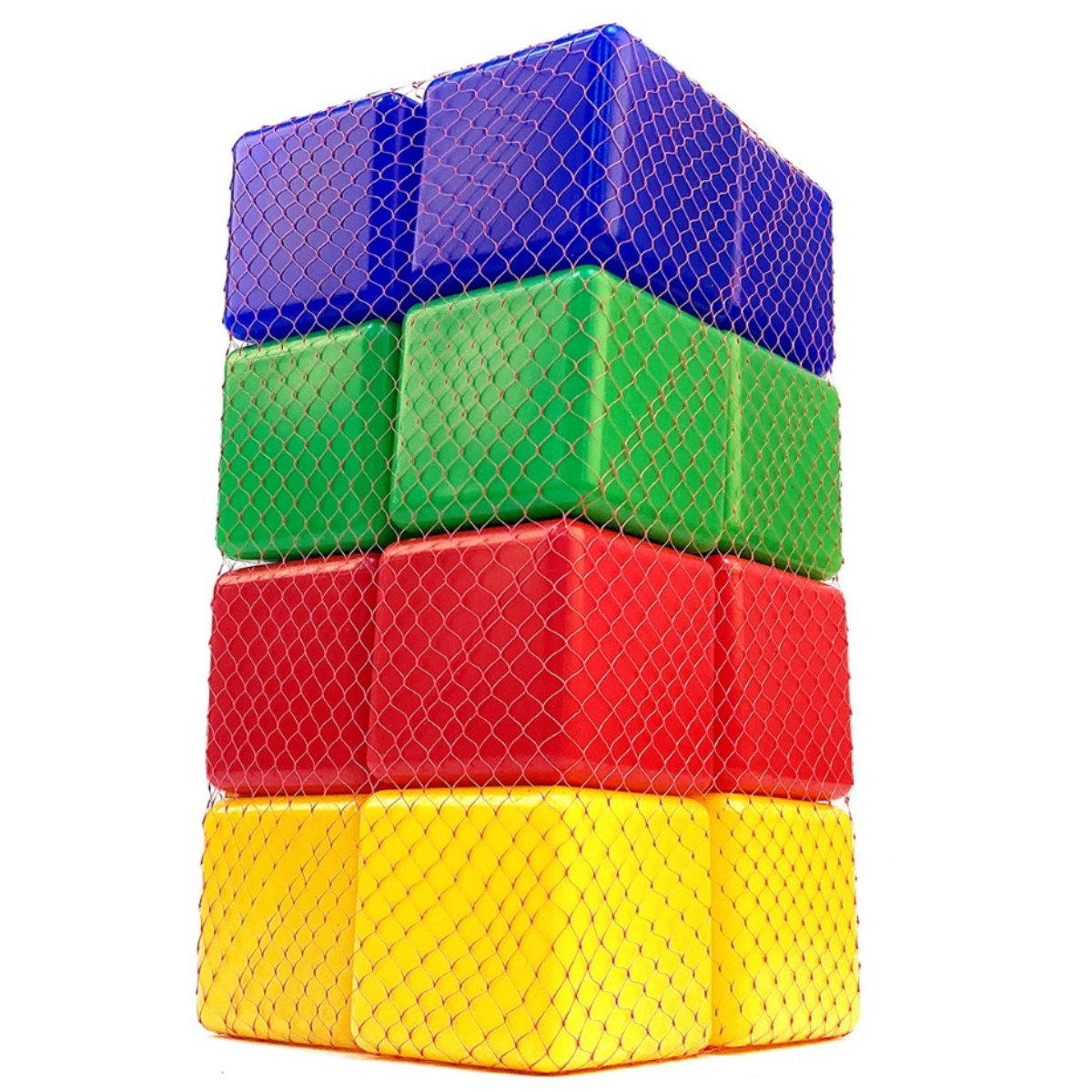Игровой набор для детей Новокузнецкий Завод Пластмасс Кубики цветные развивающие 16 шт - фото 4