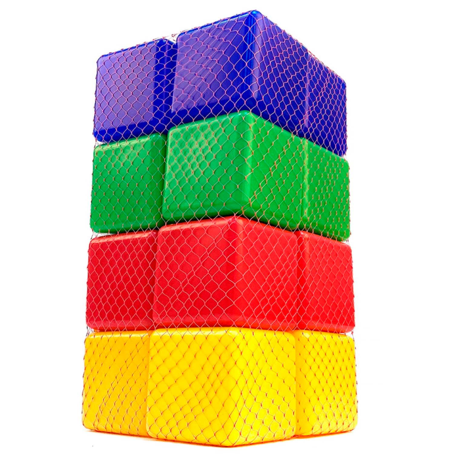 Игровой набор для детей Новокузнецкий Завод Пластмасс Кубики цветные развивающие 16 шт - фото 4
