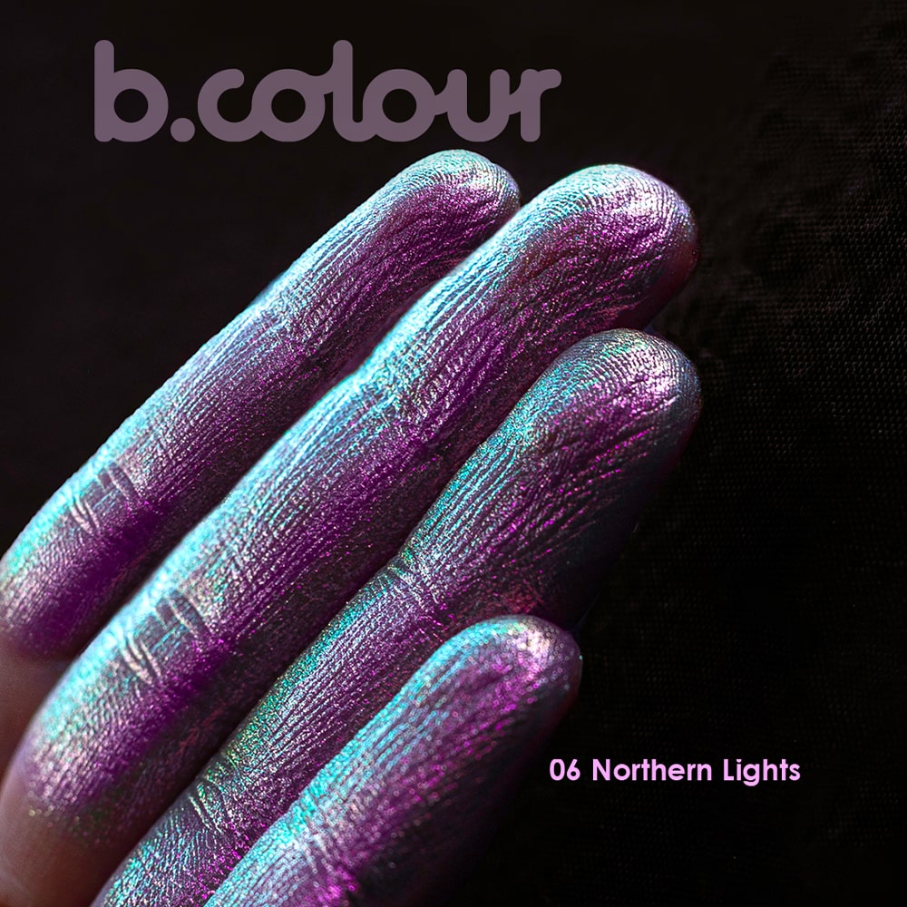 Жидкие тени 7DAYS для век хамелеон B.COLOUR 06 Northern Lights - фото 3