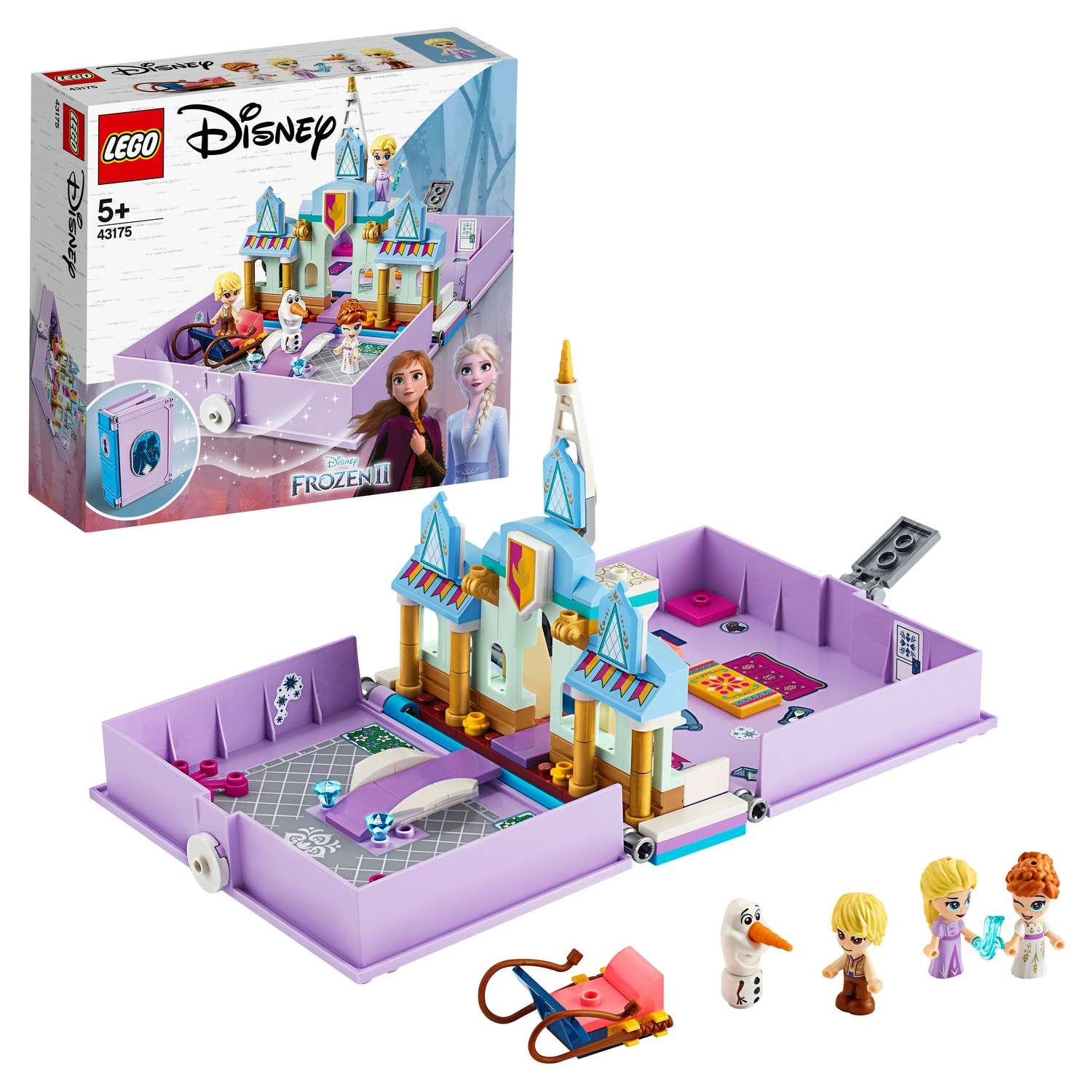 Конструктор LEGO Disney Princess Книга приключений Анны и Эльзы 43175 - фото 1