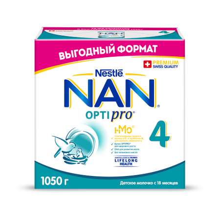 Молочко NAN 4 Optipro 1050г с 18месяцев