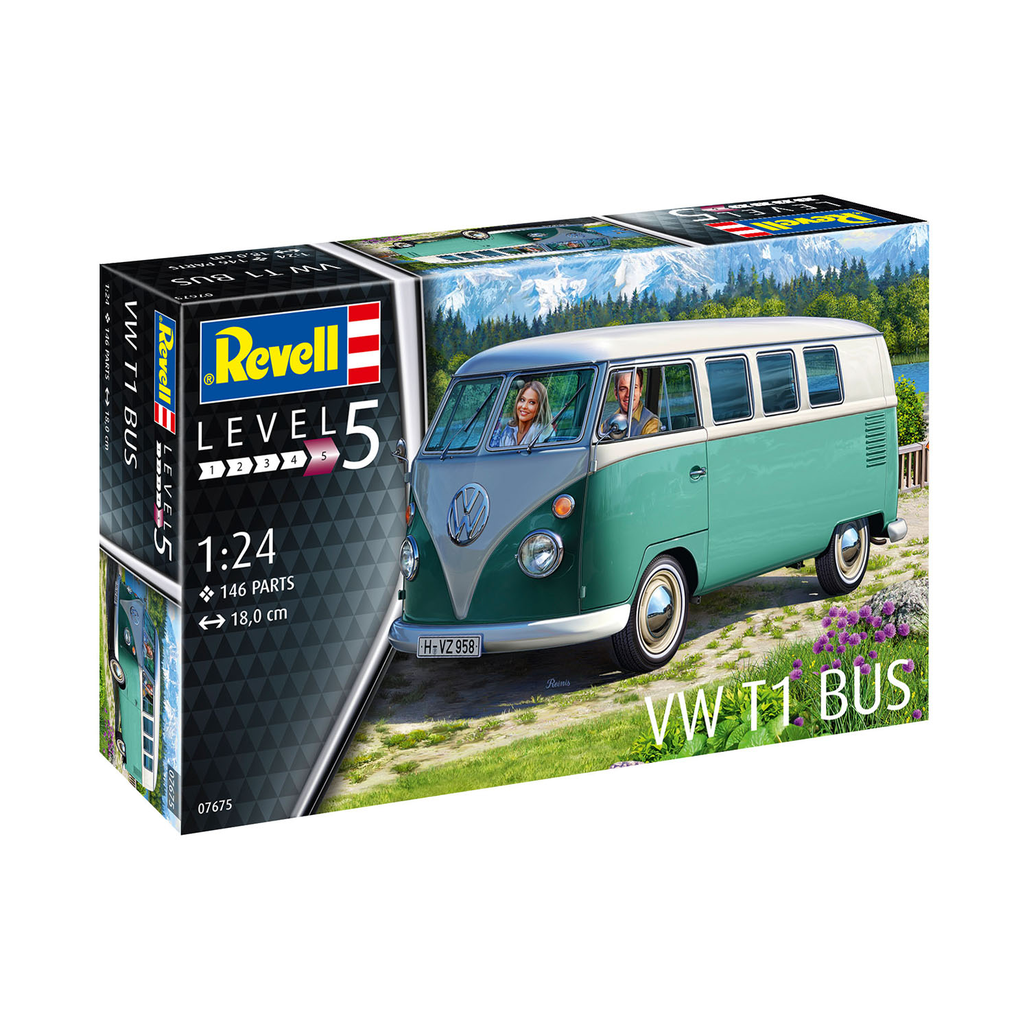 Модель для сборки Revell Автобус VW T1 Bus 07675 - фото 2