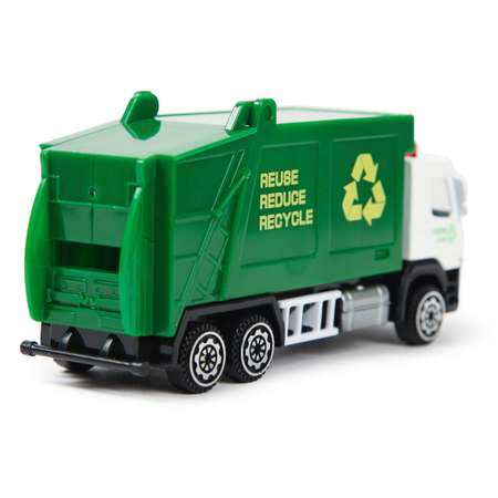 Машина MSZ 11см Volvo Garbage Truck Белая 67377