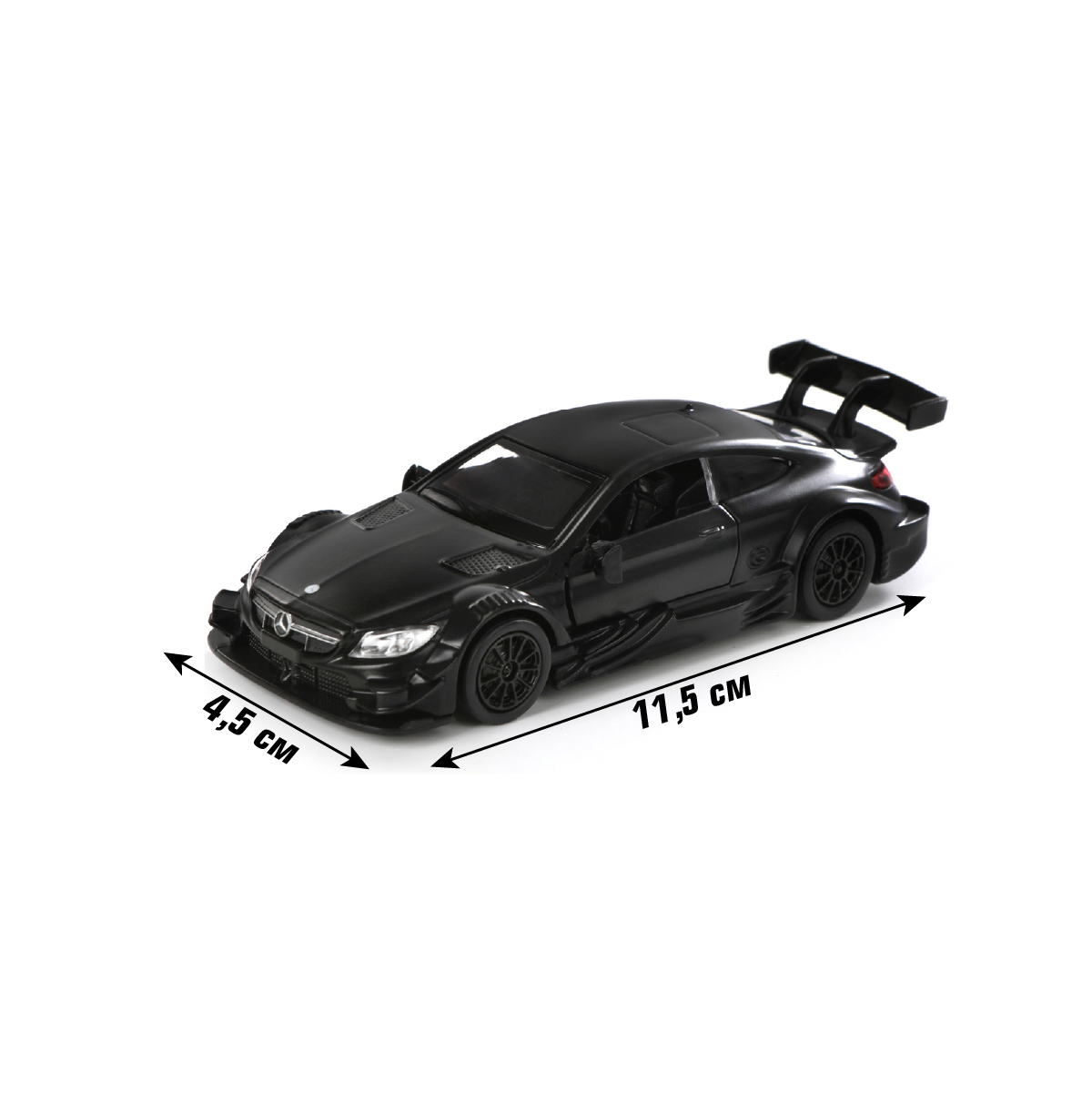 Автомобиль HOFFMANN Mercedes AMG C 63 DTM 1:43 черный 83446 - фото 2