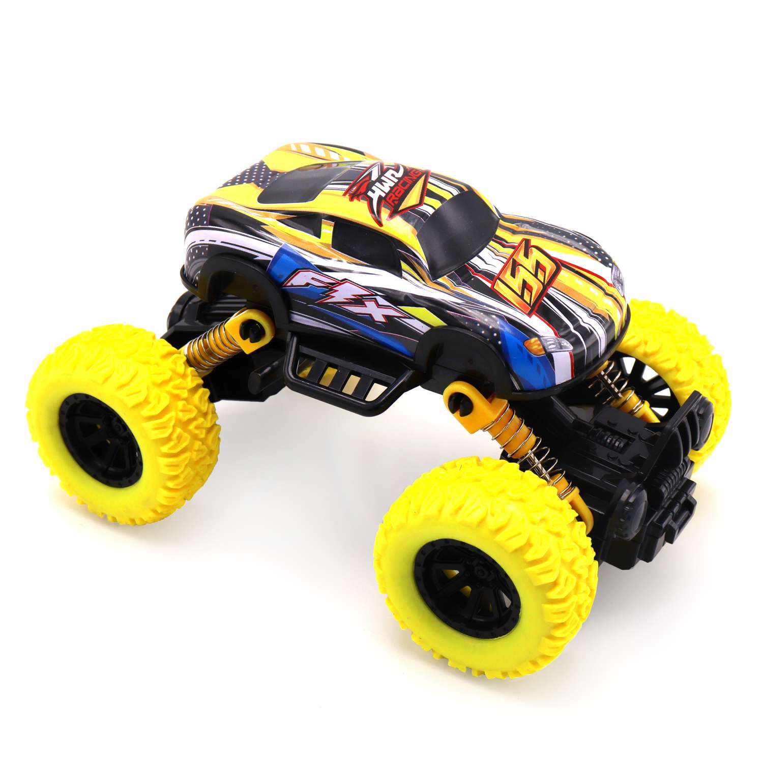 Машинка Funky Toys с желтыми колесами Желтая FT8489-4 FT8489-4 - фото 2