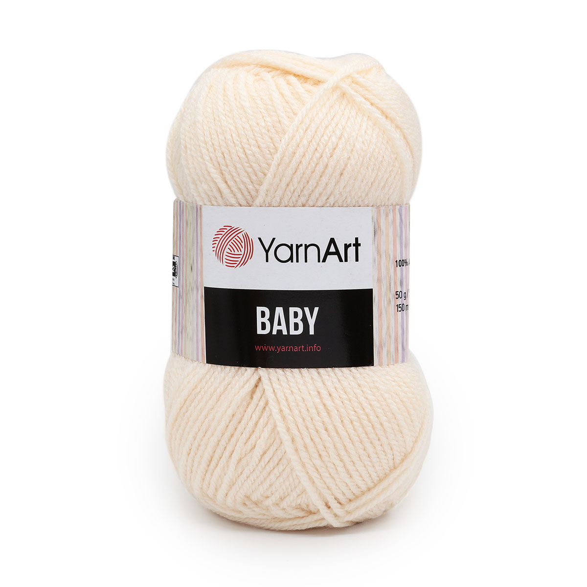 Пряжа для вязания YarnArt Baby 50 гр 150 м акрил мягкая детская 5 мотков 854 св. коралл - фото 6