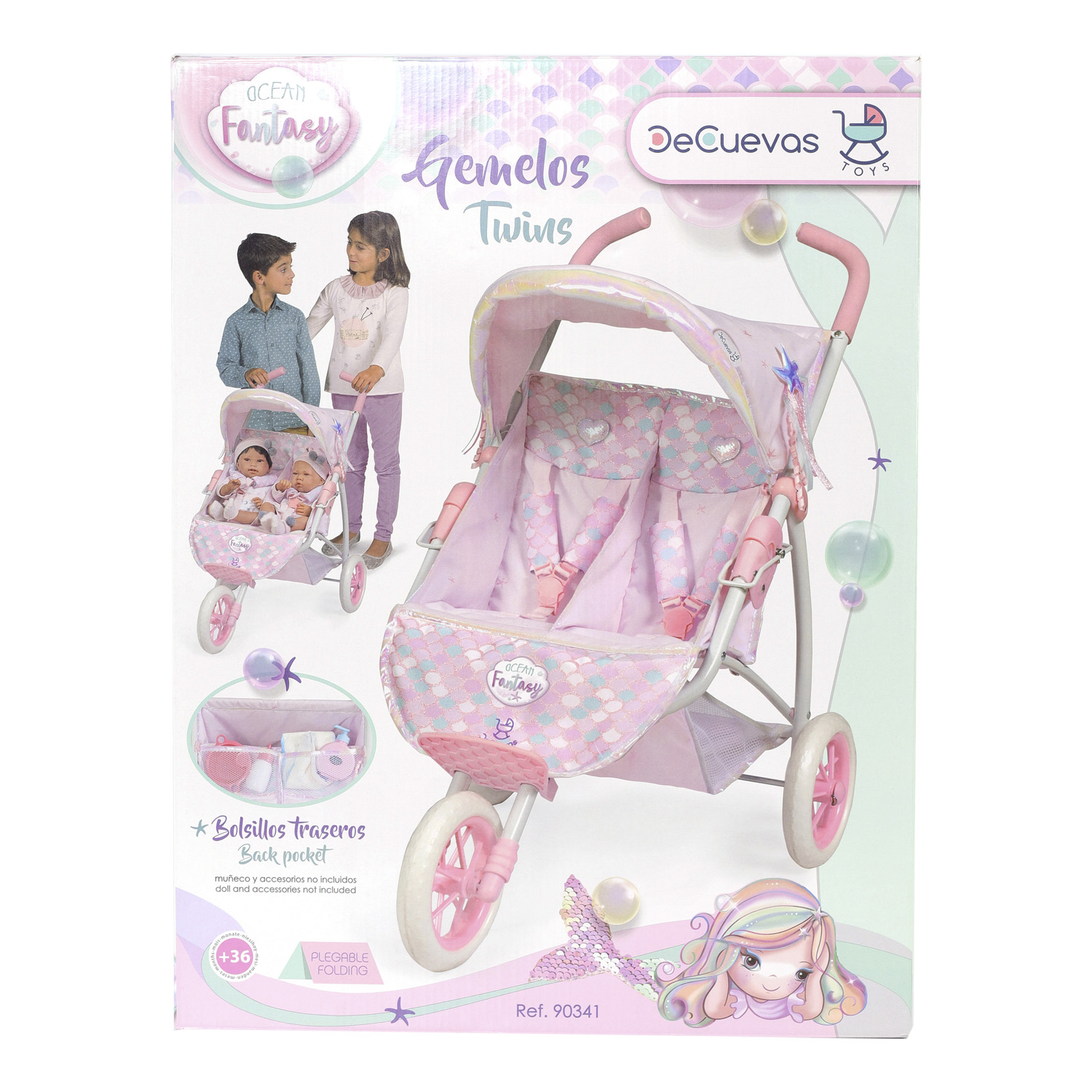 Прогулочная коляска для кукол DeCuevas Toys 90341 - фото 9