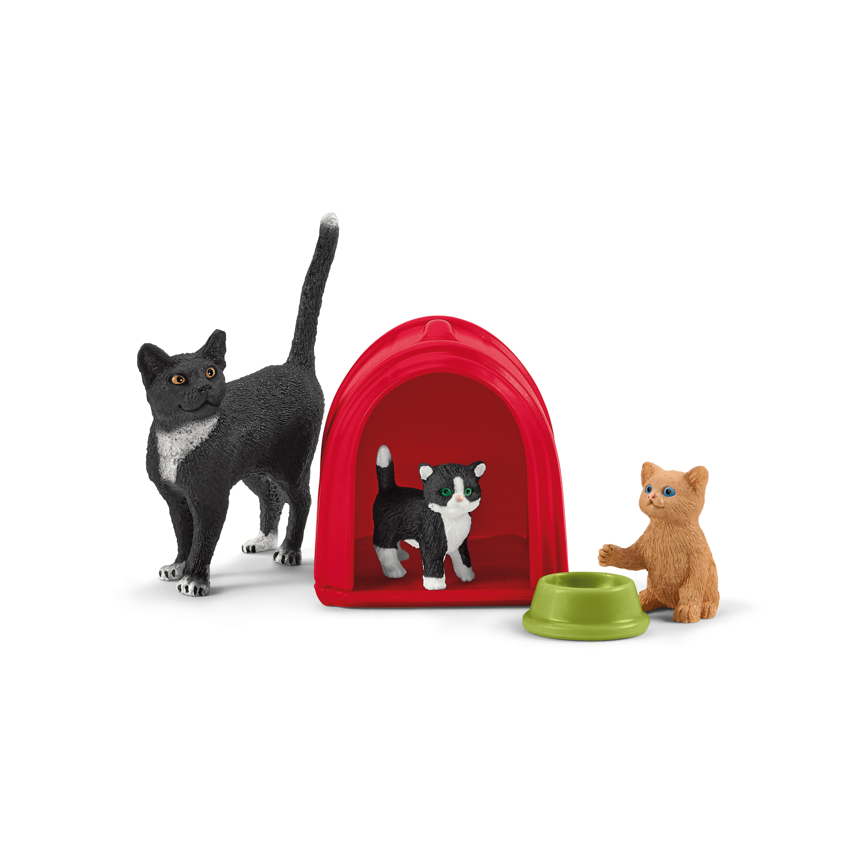 Фигурка SCHLEICH Игровой комплекс для кошки и котят - фото 7