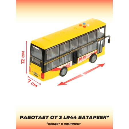 Автобус Veld Co 1:16 городской транспорт инерционный интерактивный