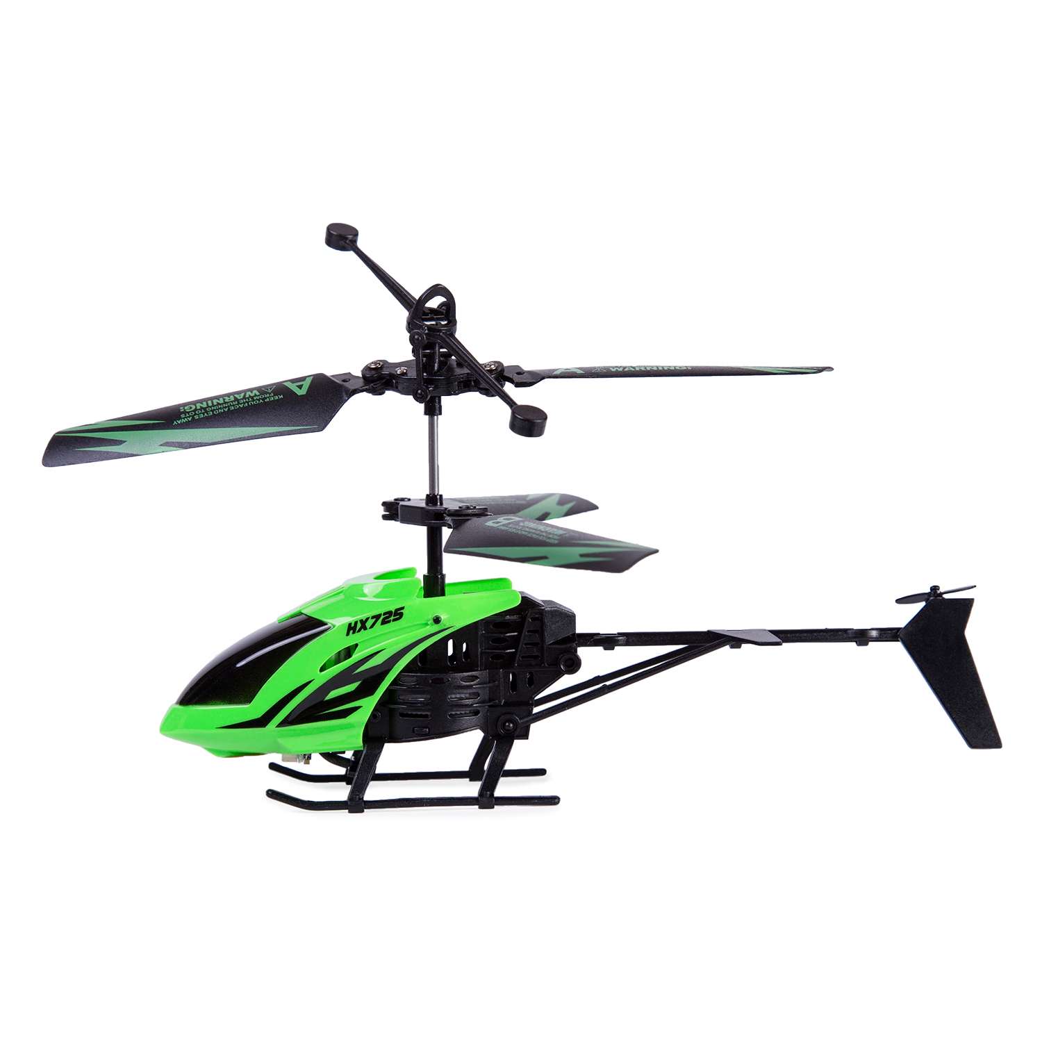 Вертолет на радиоуправлении Mobicaro Неон 2 канала 15 см Зелёный - фото 8