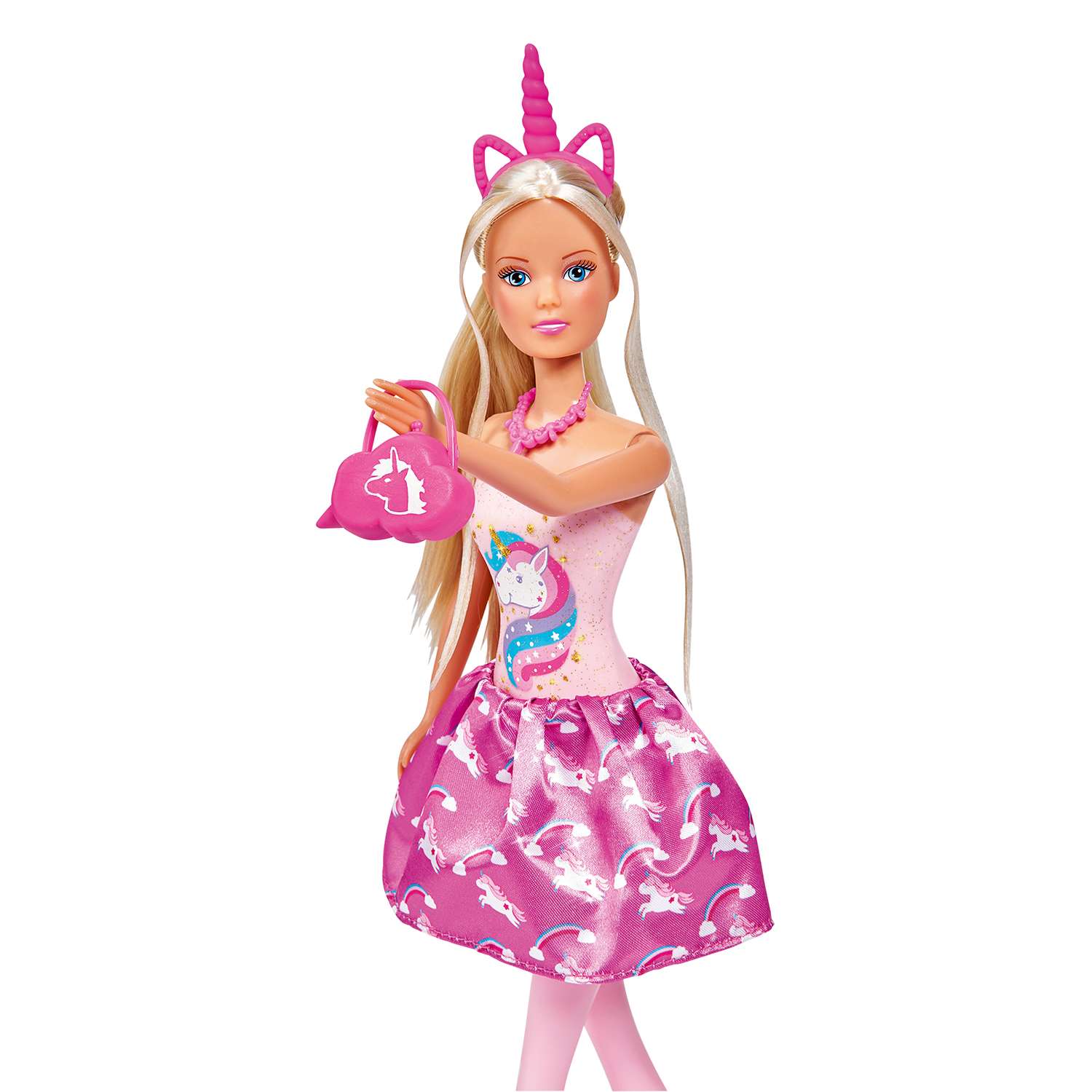 Кукла Steffi love в розовом платье единорог 5733320 #5733320 - фото 2