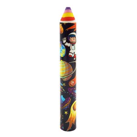 Ластик - карандаш Darvish стирательная резинка школьная для рисования и письма Космос