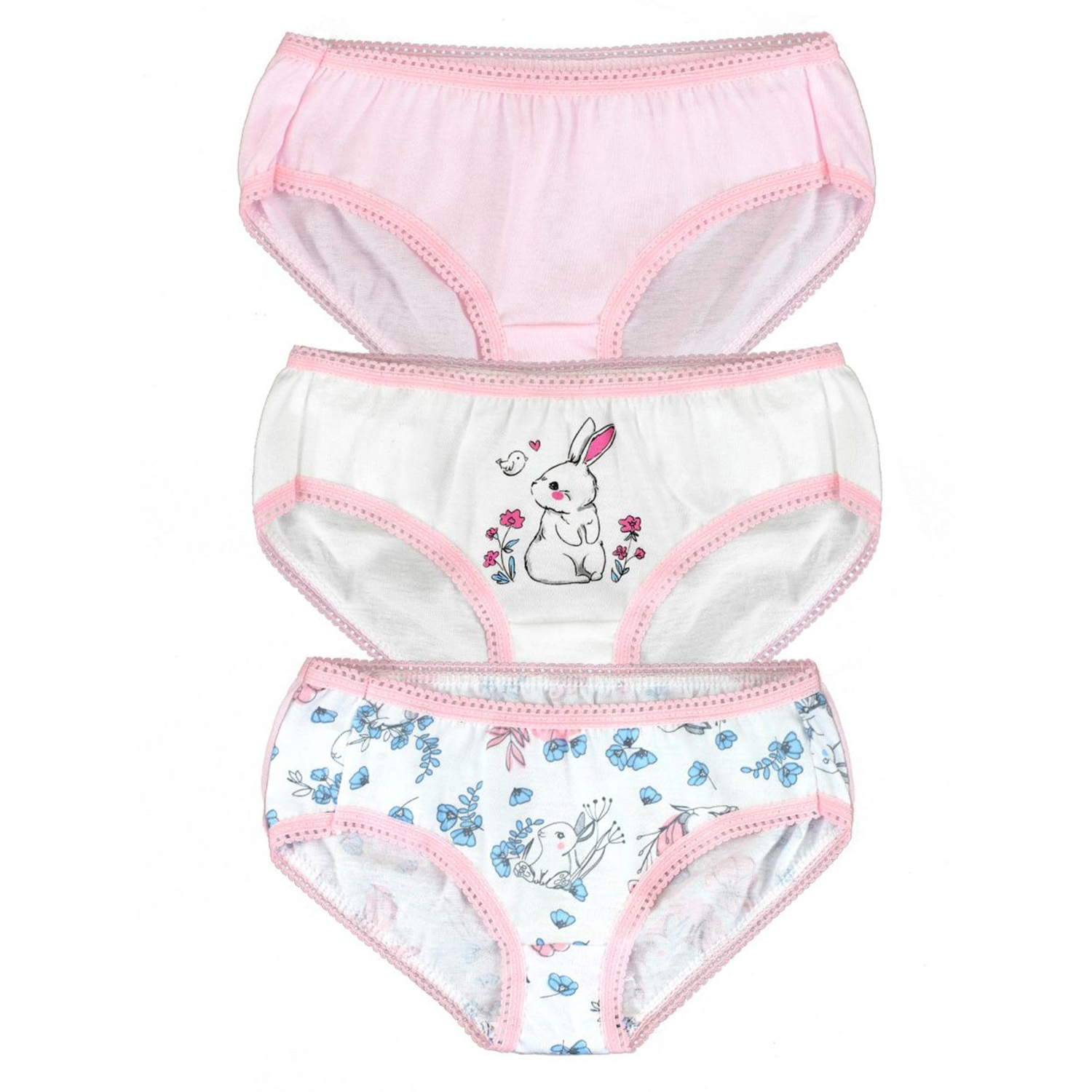 Трусы 3 шт Babycollection 356/trs004/sph/k3/016/p1/W*dмолочный бирюзовый - фото 1