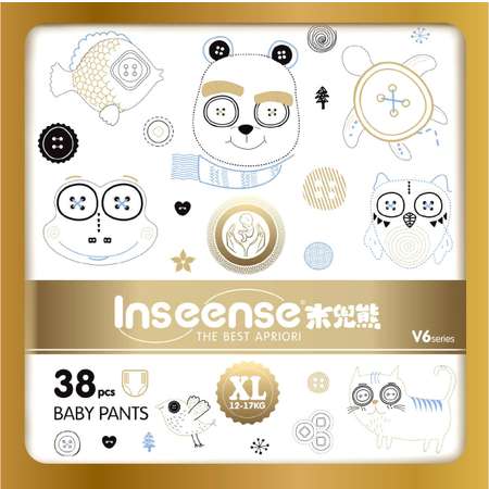 Трусики INSEENSE 38 шт. XL