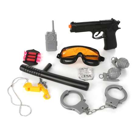 Набор полицейского Veld Co 11 предметов с пистолетом и дубинкой