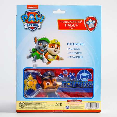 Детский набор Paw Patrol рюкзак + пенал Гончик