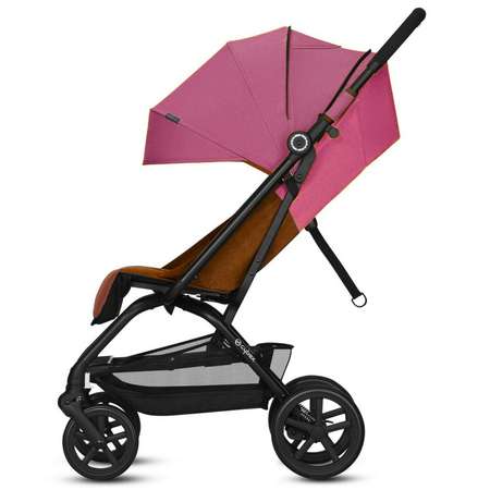 Коляска Cybex Eezy S Plus Fancy с дождевиком Pink