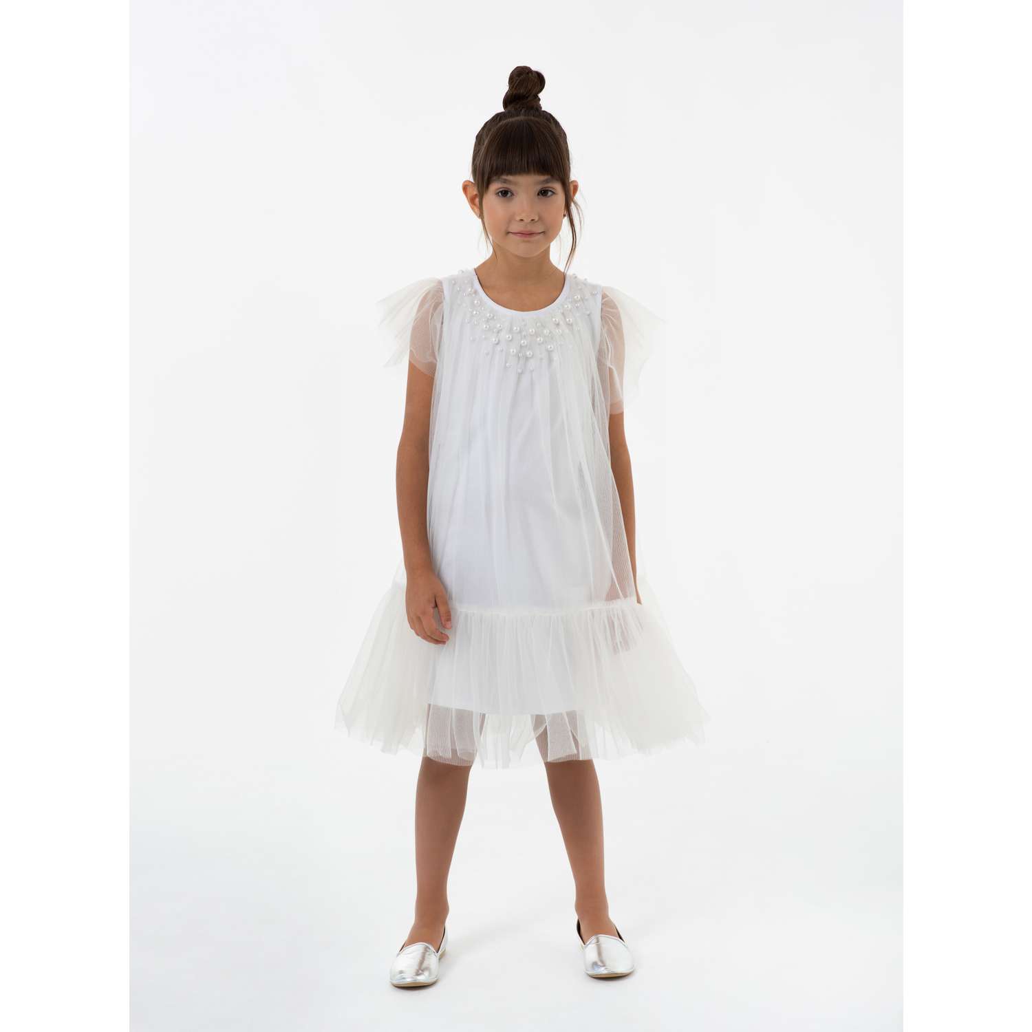 Платье LisaWeta D-030-23 белый - фото 1