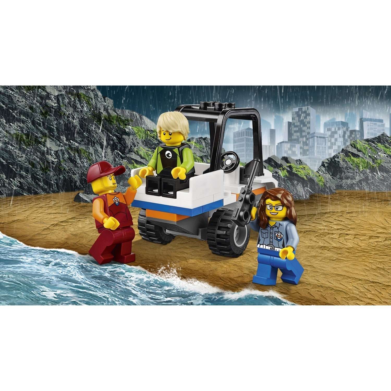 Конструктор LEGO City Coast Guard Набор для начинающих «Береговая охрана» (60163) - фото 8